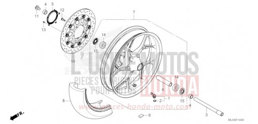 ROUE AVANT CMX1100AS de 2025